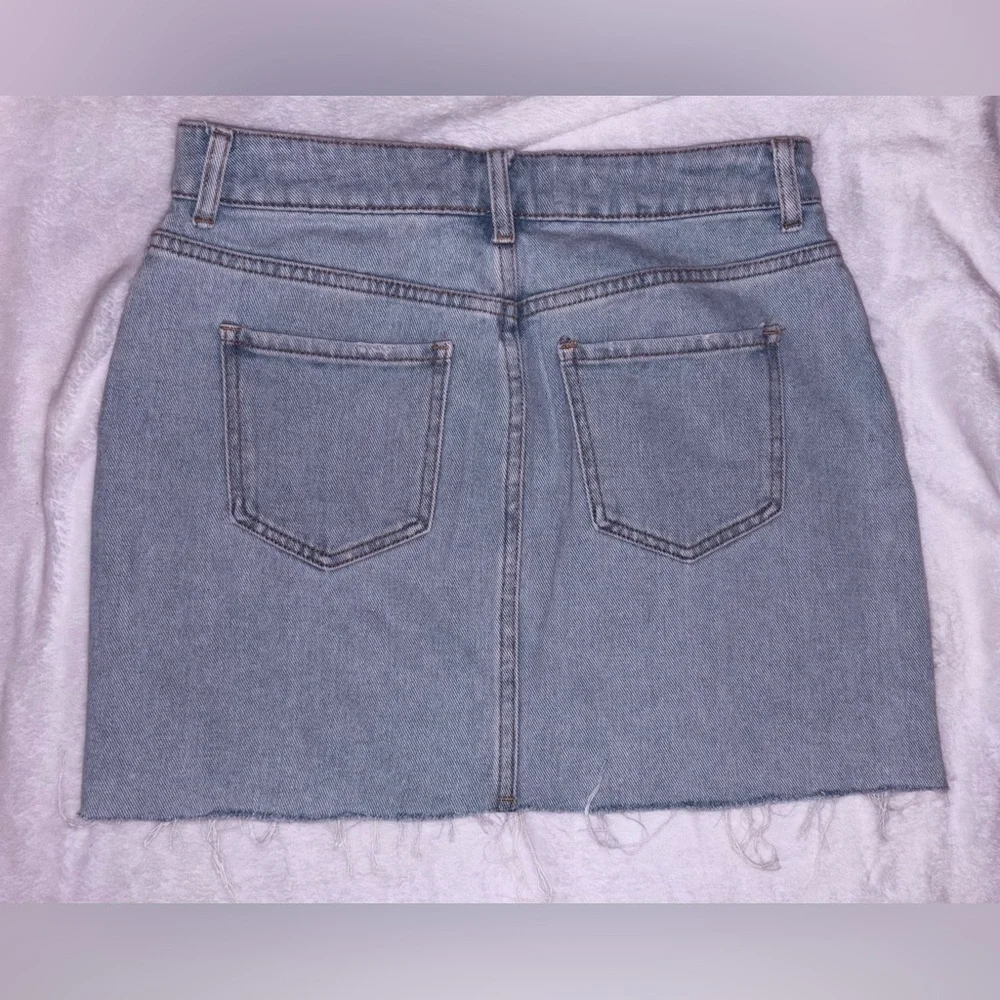 PacSun Vintage light washed denim skirt size 27 - Picture 4 of 5